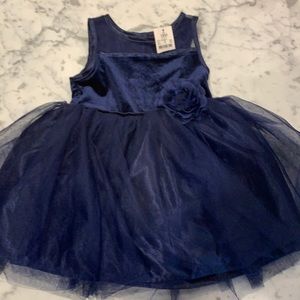 Navy toddler dress